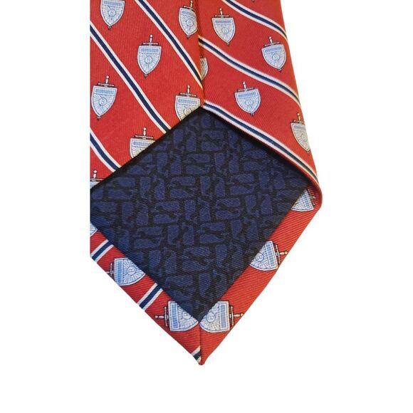 Vineyard Vines Custom Collection The Buckley School Patterned 100%‎ All Silk Tie - Picture 7 of 13
